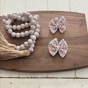 Christmas sprinkle Hair Clips for Kids